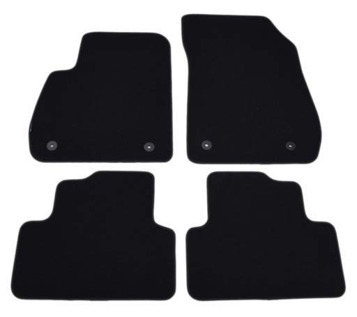 Велюрові килимки Black Diamond, окантовка - Opel Zafira C 5 міс., 12-19 років.