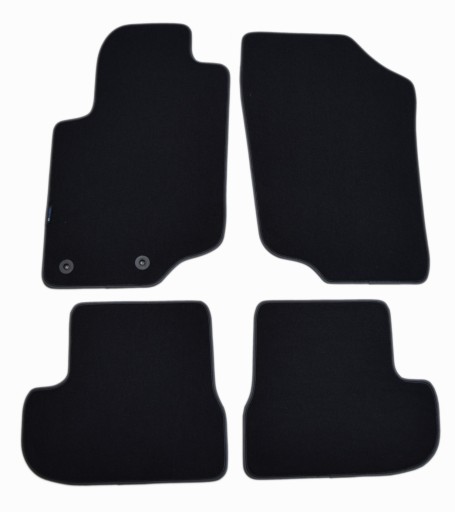 Велюрові килимки Black Diamond, Rimówka - Peugeot 207cc 2007-2013.