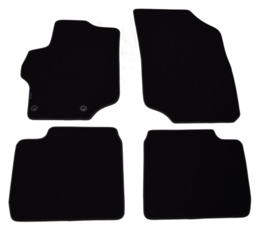 Велюрові килимки Black Diamond, Rimówka - Peugeot 301 2013-2019.