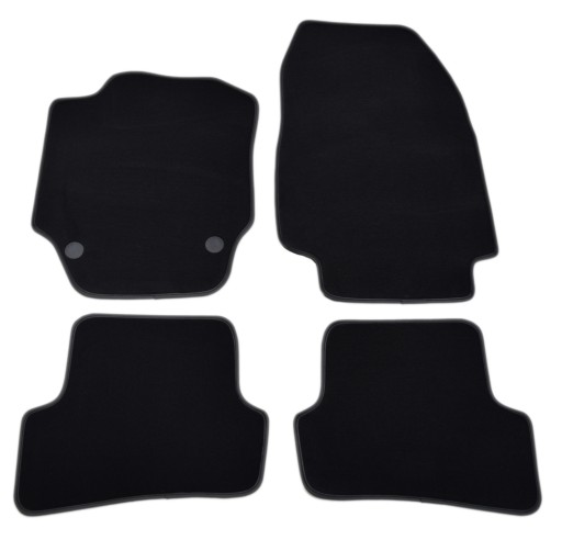 Чорні велюрові килимки Diamond, Rimówka - Renault Captur 2013-2019.