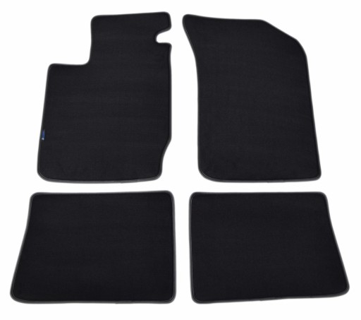 Оксамитові килимки Black Diamond, Rimówka - Renault Clio II 1998-2005.