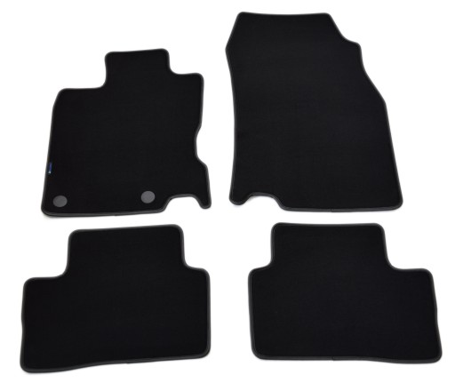 Велюрові килимки Black Diamond, Rimówka - Renault Kadjar 2015р.