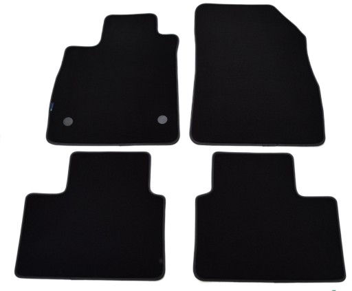 Чорні велюрові килимки Diamond, Rimówka - Renault Talisman 2015р.