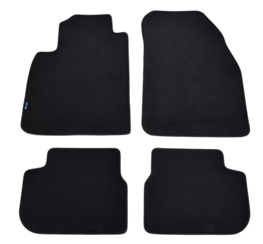 Велюрові килимки Black Diamond, Rimówka - Saab 9-3 Cabrio 2003-2011.