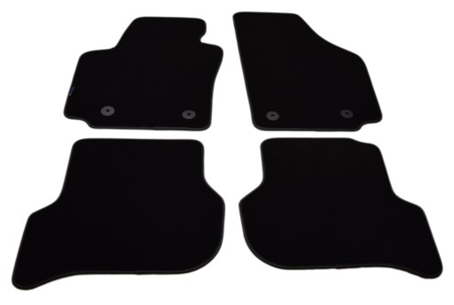 Велюрові килимки Black Diamond, Rimówka - Seat Altea 2004-2008.