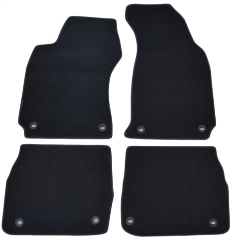 Велюрові килимки Black Diamond, Rimówka - Skoda Superb 2002-2008.