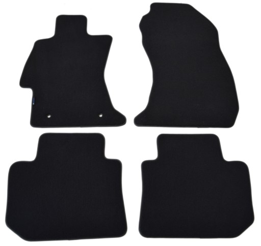 Велюрові килимки Black Diamond, Rimówka - Subaru Impreza IV 2011-2017.