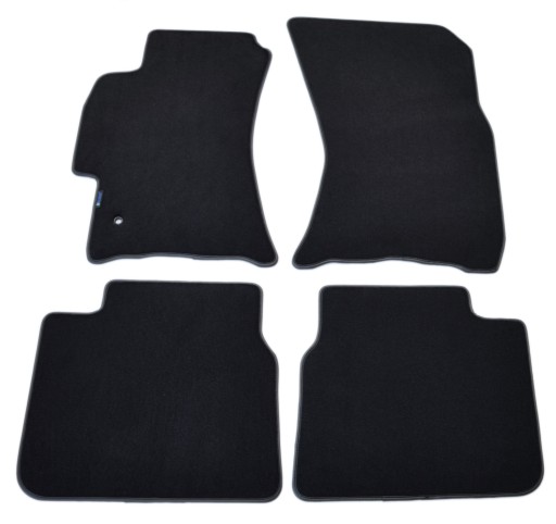 Чорні велюрові килимки Diamond, Rimówka - Subaru Legacy 2003-2009.