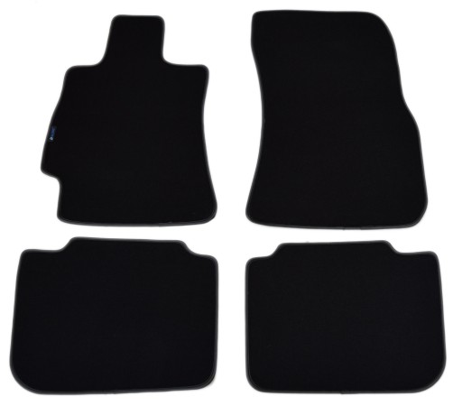Чорні велюрові килимки Diamond, Rimówka - Subaru Legacy 2009-2014.