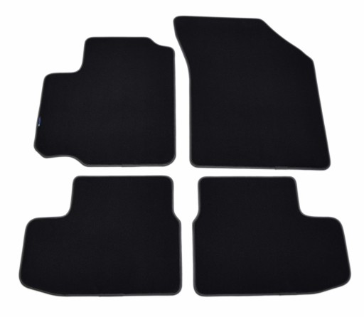 Чорні велюрові килимки Diamond, Rimówka - Suzuki Splash 2008-2014.