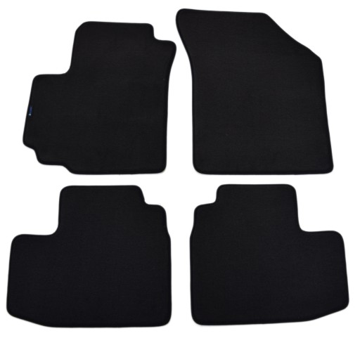 Чорні велюрові килимки Diamond, Rimówka - Suzuki Swift 2005-2010.