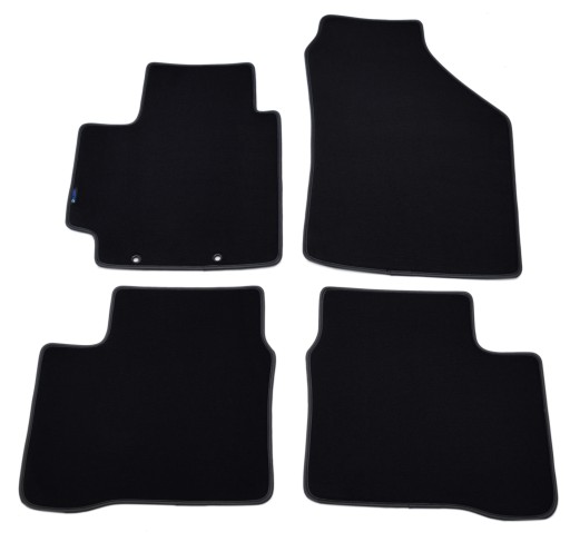 Чорні велюрові килимки Diamond, Rimówka - Suzuki Swift 2017р.