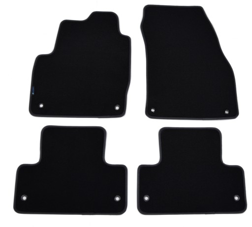 Велюровые коврики Black Diamond - Land Rover Range Rover Evoque 2011-2018 гг.