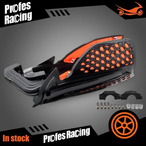 Чорно-помаранчевий захисний чохол для рук мотоцикла