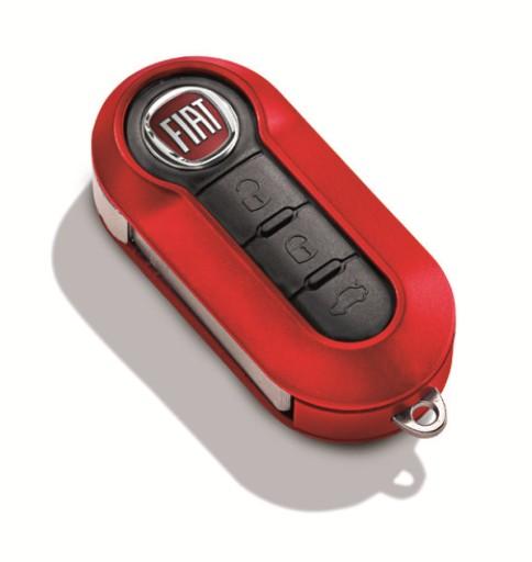 Червоний оригінальний чохол для ключів FIAT OE ORG