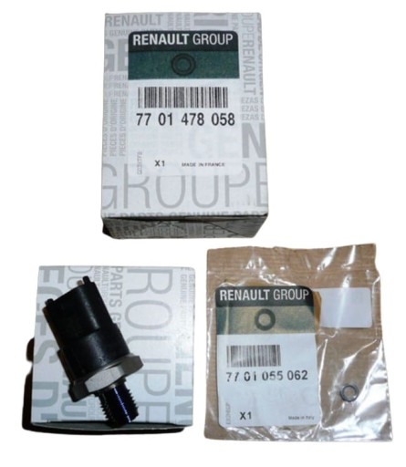 77 01 - Датчик давления топлива Оригинал 7701478058 Trafic 2 1.9DCI