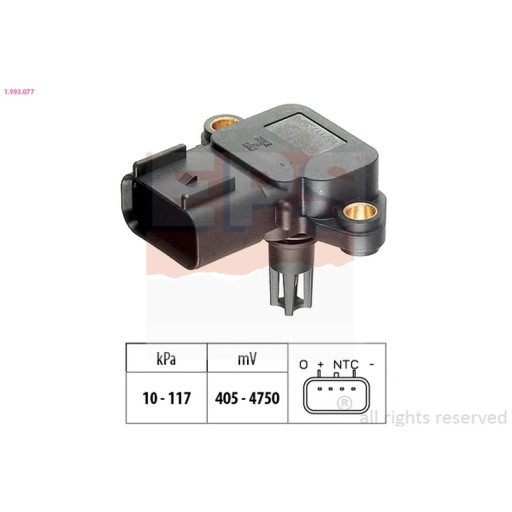 Датчик тиску повітря, регулювання висоти EPS 1.993.077