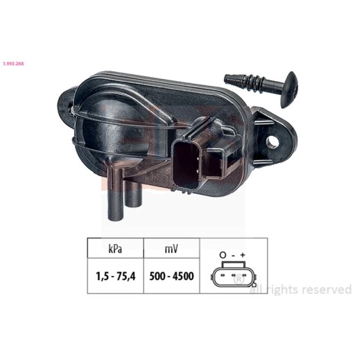 Датчик тиску повітря, адаптація по висоті EPS 1.993.268