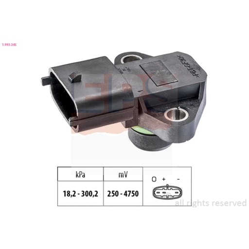 Датчик давления воздуха, адаптация высоты EPS 1.993.345