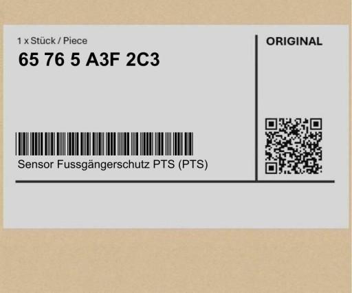 65765A3F2C3 5A3F2C3 - Датчик захисту пішоходів (ПТС) BMW X1 U11 U12 X2 U10