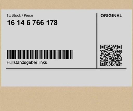 16146766178 6766178 - Датчик рівня палива лівий MINI R50 R53