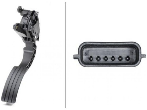 Датчик, положение педали газа Hella 6PV 009 978-731