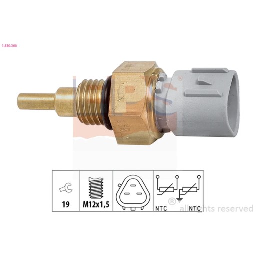 Датчик, температура охолоджуючої рідини EPS 1.830.368