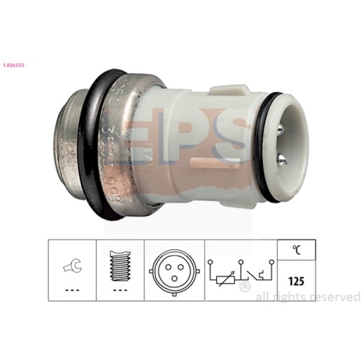 Датчик, температура охолоджуючої рідини EPS 1.830.533