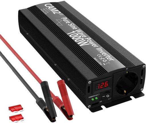 Інвертор чистої синусоїди 1000 Вт, перетворювач 12 В на 220 В-240 В