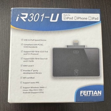 Feitian iR301-U карта водителя и считыватель тахографа