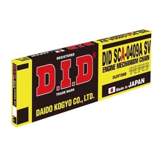 DIDSCA0409SV-128R - ЛАНЦЮГИ D.I.D. ЛАНЦЮГ ГРМ. DID SCA0409SV (ДИСТРЕС+КЛІТИНА)