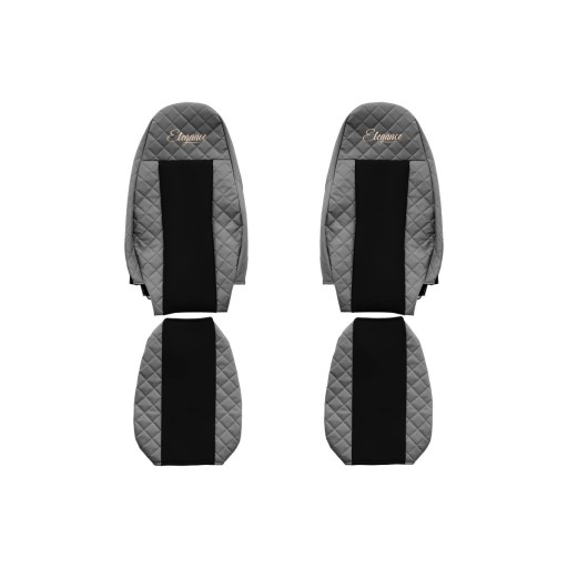 D3B5FD_C Чехлы на сиденья (серый, эко-кожа pico