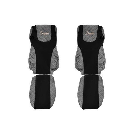 D3B627_C Чохли на сидіння (сірі, екошкіра піко