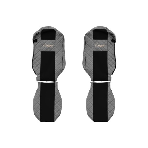 D3B651_C Чохли на сидіння (сірі, екошкіра піко