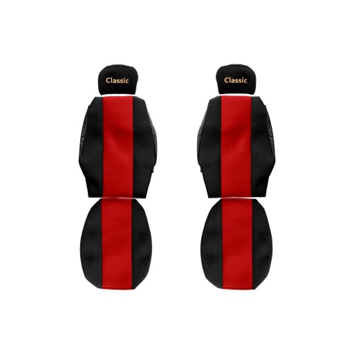 D3B98F_C Чохли на сидіння (червоні, оксамит, ремінь