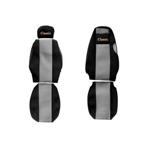 D3B9C2_C Чохли на сидіння (сірі, велюр, сид