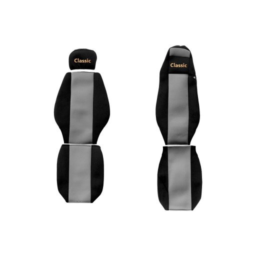 D3B9EA_C Чохли на сидіння (сірі, велюр, сид