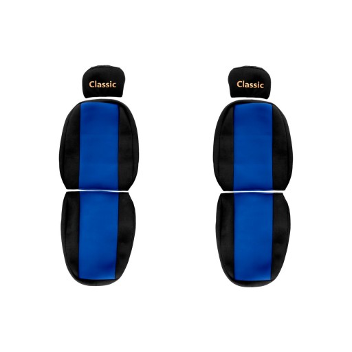 D3B9EC_C Чохли на сидіння (синій, оксамит, ремінь