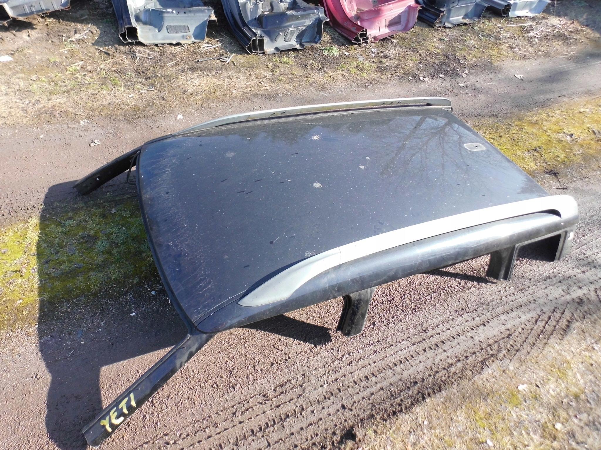 5L6000100 - Рейлінги на дах SKODA YETI 5L 2009-2017р. чорний LF9R