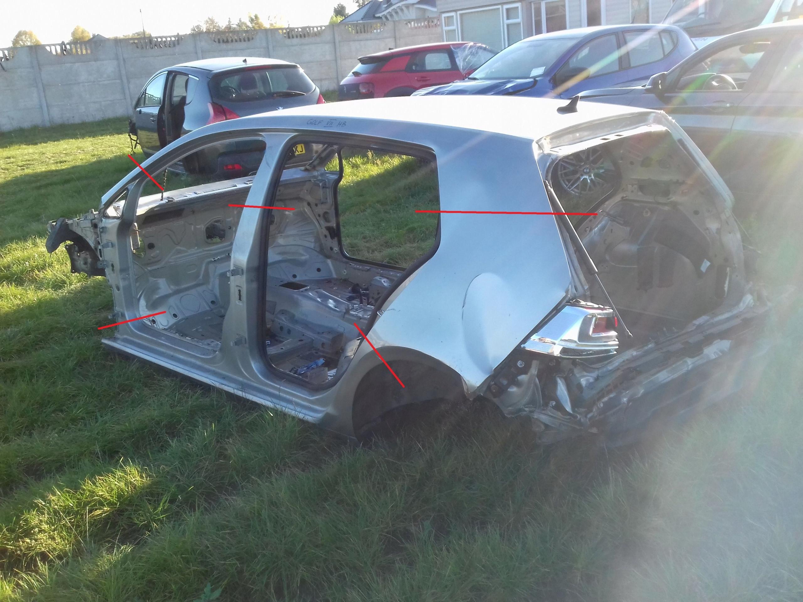 КРЫША VW GOLF VII HB 5 ДВЕРЕЙ