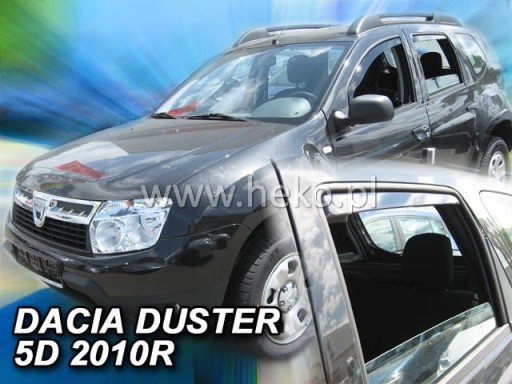 Dacia DUSTER і 2010-2018r обтічники дверей HEKO