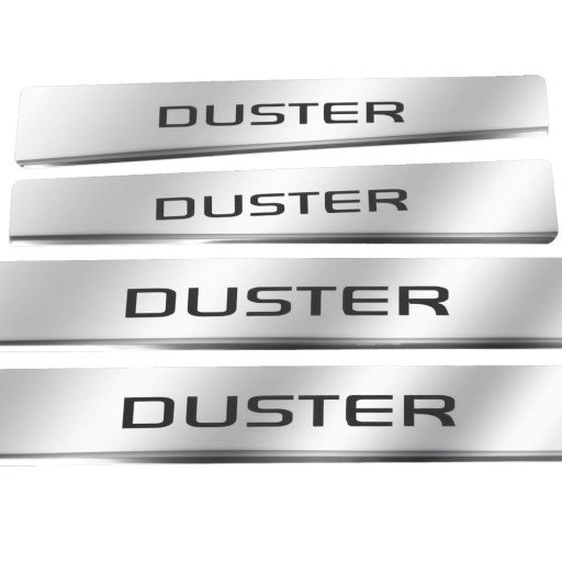 Накладки з нержавіючої сталі DACIA DUSTER MK2 Glossy 304. Дзеркальне покриття