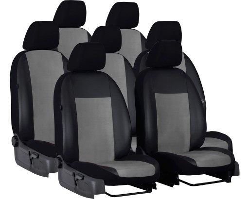 Чохли на замовлення DACIA LODGY 7M, ШКІРА ALICANTE