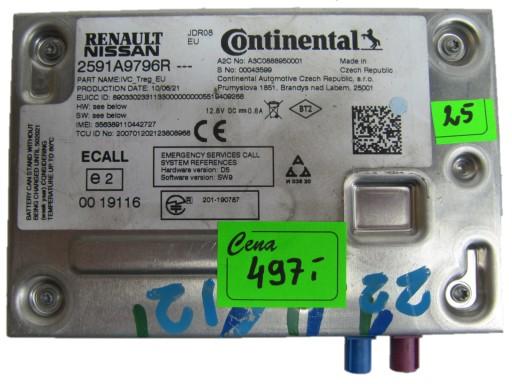МОДУЛЬ РАДІОУПРАВЛІННЯ DACIA RENAULT 2591A9796R