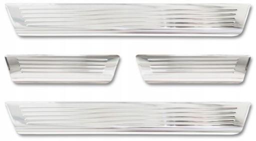 DACIA SANDERO III STEPWAY 2020-НАКЛАДКИ НА ПОРОГИ