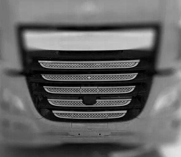 DAF XF 106 E6 планки из нержавеющей стали гриль хром декор