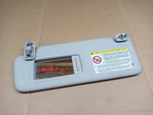 796T - КОЗЫРЕК ЛЕВЫЙ СОЛНЦЕЗАЩИТНЫЙ КОЗЫРЕК SKODA OCTAVIA III