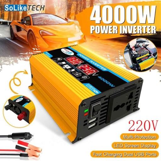 Автомобільний перетворювач напруги DC12V в AC 4000W