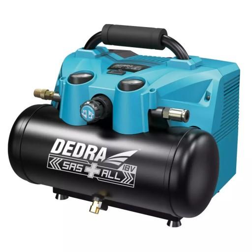 БЕЗОЛ АККУМУЛЯТОРНОГО КОМПРЕССОРА DEDRA 2x18V DED7077V