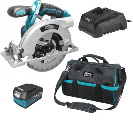 ЦИРКУЛЯРНАЯ ПИЛА DEDRA DED7022, 1x4,0 Ач, ЗАРЯДНОЕ УСТРОЙСТВО